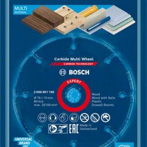 Bosch EXPERT Carbide Multi Wheel rezna ploča od 76 mm, 10 mm 2608901196