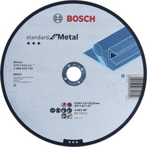 Bosch Standard for Metal ravna rezna ploča 230 mm, 22,23 mm 2608619770