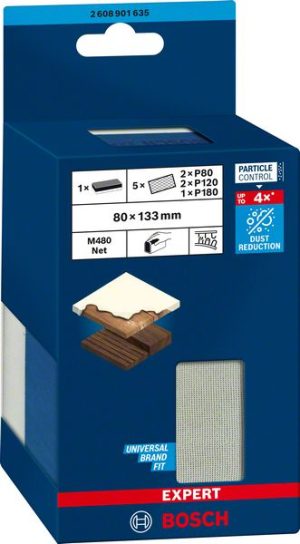 Bosch EXPERT M480 brusna mreža sa dve gustine 80 x 133 mm 2608901635
