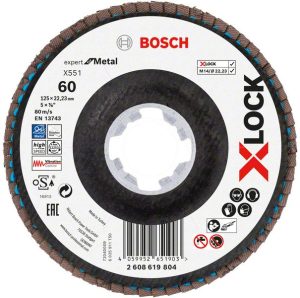 Bosch X-LOCK lamelna brusna ploča X551, Expert for Metal 2608619804