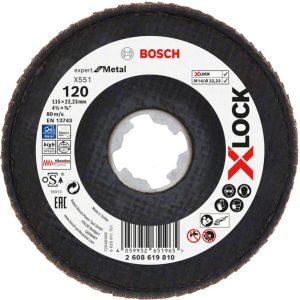 Bosch X-LOCK lamelna brusna ploča X551, Expert for Metal 2608619810