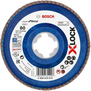 Bosch X-LOCK lamelna brusna ploča X551, Expert for Metal 2608619813