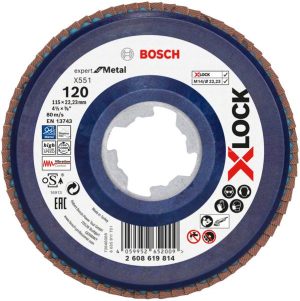 Bosch X-LOCK lamelna brusna ploča X551, Expert for Metal 2608619814