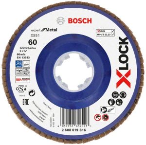 Bosch X-LOCK lamelna brusna ploča X551, Expert for Metal 2608619816