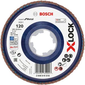 Bosch X-LOCK lamelna brusna ploča X551, Expert for Metal 2608619818