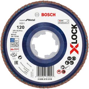 Bosch X-LOCK lamelna brusna ploča X551, Expert for Metal 2608619818