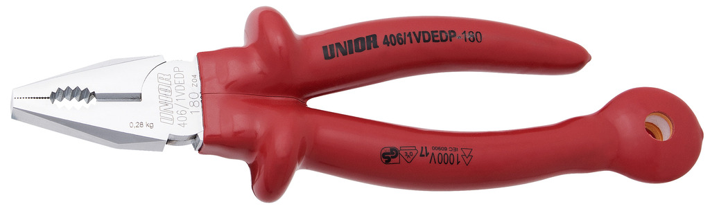 Unior 406/1VDP-H Klešta kombinovana, izolovana, za bezbedan rad na visini, 180, 626963