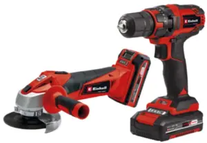 Einhell TC-TK 18 Li Kit (CD+AG) (1,5 Ah+3,0 Ah) Akumulatorska bušilica ugaona brusilica Set 4257238