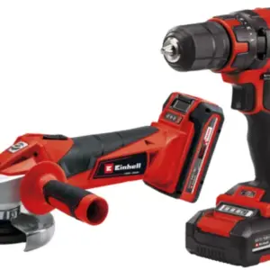 Einhell TC-TK 18 Li Kit (CD+AG) (1,5 Ah+3,0 Ah) Akumulatorska bušilica ugaona brusilica Set 4257238