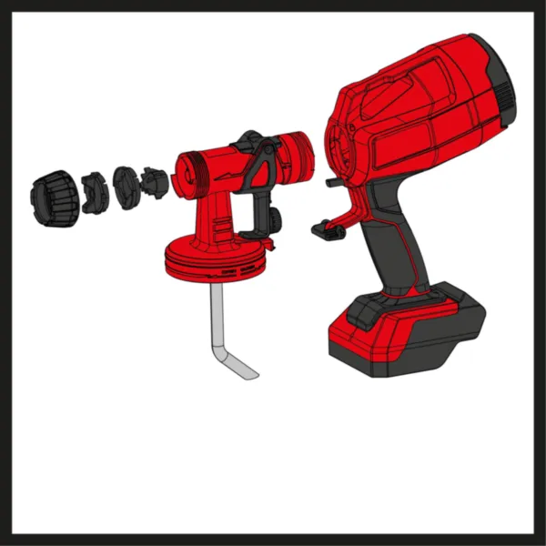 Einhell TC-SY 18/60 Li-Solo Akumulatorski pištolj za farbanje 4260025