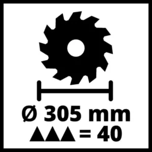 Einhell TC-MS 3017 T Preklopna testera sa stolom 4300347