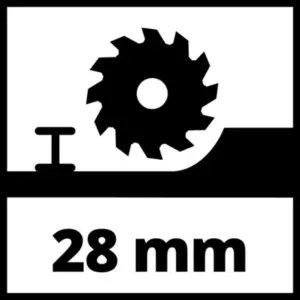 Einhell TE-CS 18/89 Li - Solo Akumulatorski mini cirkular 4331100