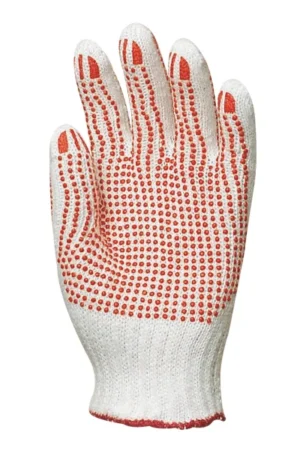 Coverguard Pletena rukavica s crvenim pvc granulama vel. 7 4350