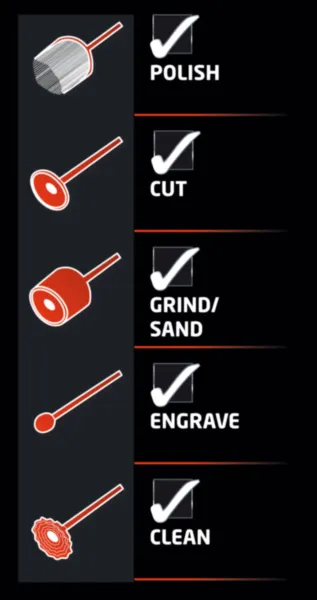 Einhell TH-XG 75 Kit Stoni uređaj za brušenje i graviranje 4412560