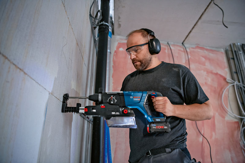 Bosch Akumulatorski elektro-pneumatski čekić za bušenje SDS plus GBH 18V-28 D Solo 0611919003 - Slika 5