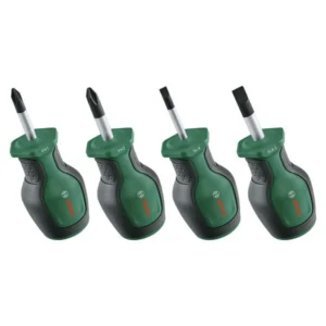 Bosch Ručni alati 4-delni set kratkog odvrtača 1600A032UJ