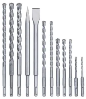 Einhell SDS-Plus set burgija i  dleta 12 kom Pribor za čekic bušilice 49240295