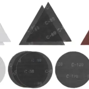 Einhell 15-delni set brusnih mreža i papira Ø225mm/▲287mm (5x ▲287mm G80 8x Ø225mm G80 2x Ø225mm G120) Pribor za brusilicu za zidove TC-DW 225 TC-DW 225 X 49491065