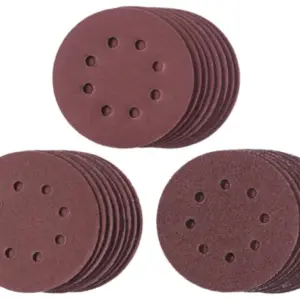 Einhell 25-delni set brusnih papira Q-Stick Ø125mm (9xG60 8xG120 8xG180) Pribor za ekscentričnu brusilicu 49491974