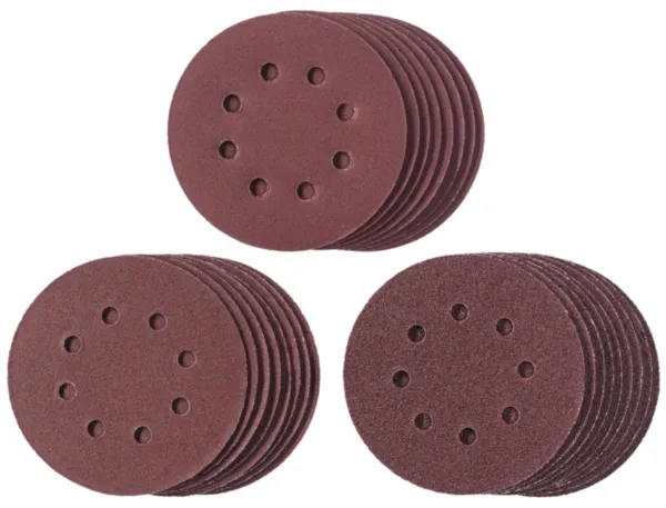 Einhell 25-delni set brusnih papira Q-Stick Ø125mm (9xG60 8xG120 8xG180) Pribor za ekscentričnu brusilicu 49491974