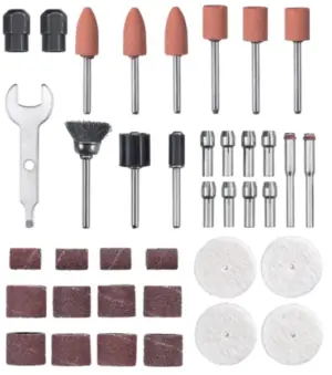 Einhell 38-delni set dodataka za brušenje i graviranje Pribor za TC-MG 135 TH-XG 75 49510951