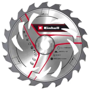Einhell TCT Rezni list 150x16x1,6mm T20 za tvrdo meko drvo i pvc Pribor za kružne testere TE-CS 18 Li TC-CS 1200 TE-CS 165 49583359