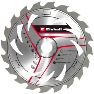 Einhell TCT Rezni list 165x20x1,6mm T20 za tvrdo meko drvo i pvc Pribor za kružne testere TE-CS 18 Li/165 Li-Solo TE-PS 165 49584759