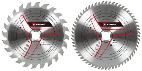 Einhell Set reznih listova 2 kom 250x30 T24/60 Pribor za stacionarne testere TE-TS 2025 UF TE-CC 2025 UF TE-SM 2534 Dual TC-SM 2534 Dual TC-MS 2513 T TC-TS 2025/1 U and TC-MS 2513 L 49589305