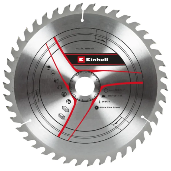 Einhell TCT Rezni list 254x30x1,8 T42 Pribor za stacionarne testere 49589361