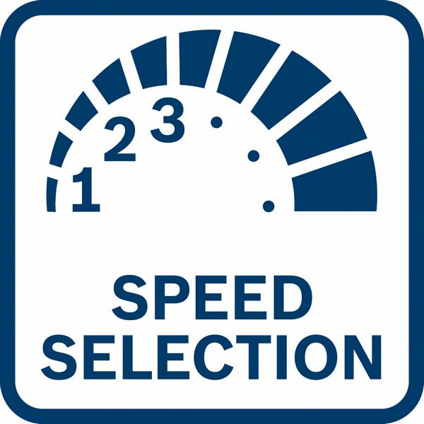 Speed selection Bosch