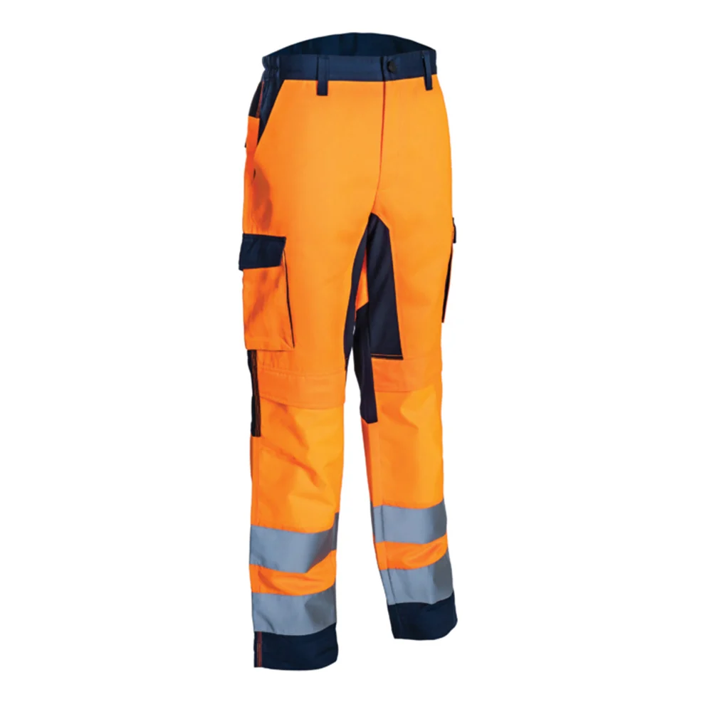 Coverguard Signalizirajuće zaštitne Hi-viz pantalone HIBANA narančasto-plave 5HBA17000L