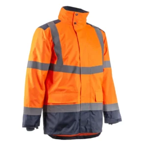Coverguard Signalizirajuća zaštitna Hi-viz parka KAZAN narandžasto-plava 5KAP17000L
