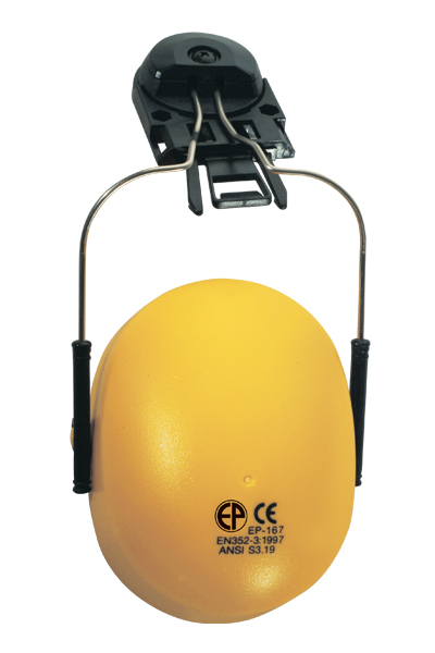 COVERGUARD Antifon za ugradnju na kacigu žuti 60750