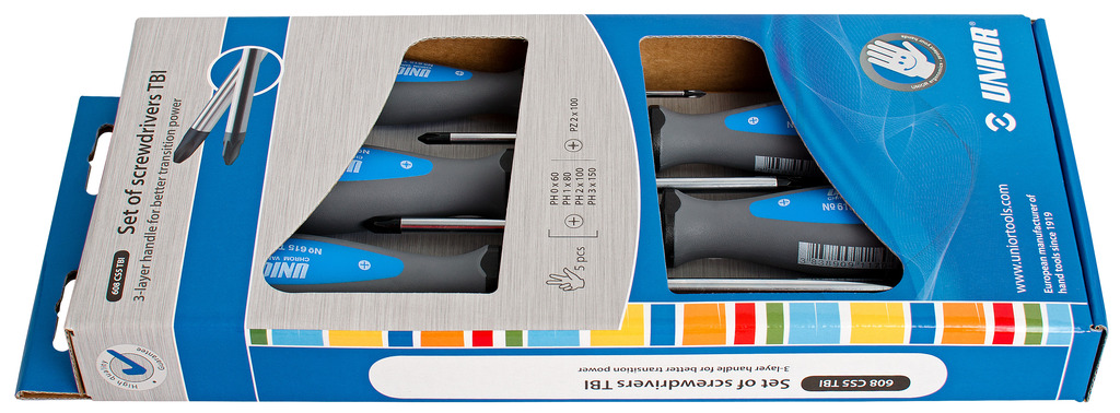 Unior 608CS5TBI Odvijači TBI u garnituri, /5, 612326