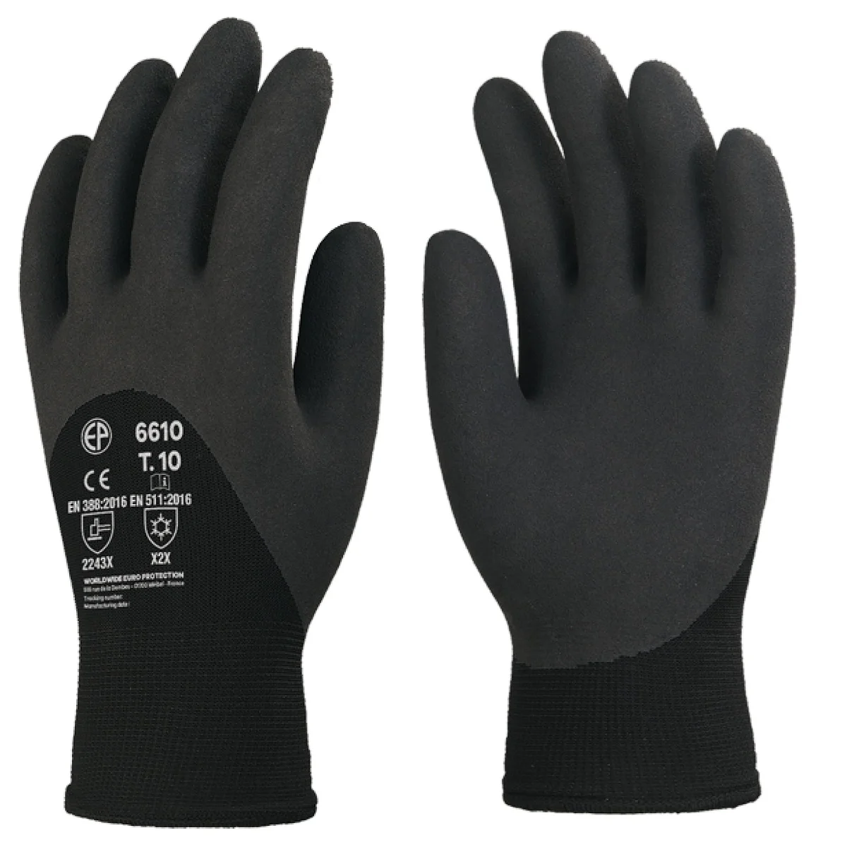 Coverguard Rukavica EUROWINTER crna vel. 8 6608