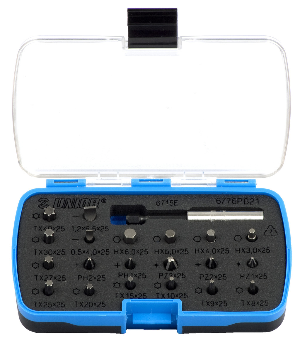 Unior 6776PB21 Set nastavaka u plastičnoj kutiji, 621650