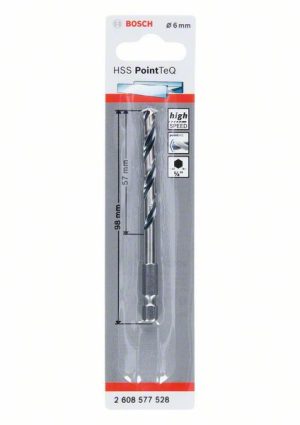 Bosch HSS PointTeQ šestostrana burgija od 6 mm 2608577528