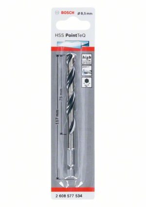 Bosch HSS PointTeQ šestostrana burgija od 8,5 mm 2608577534