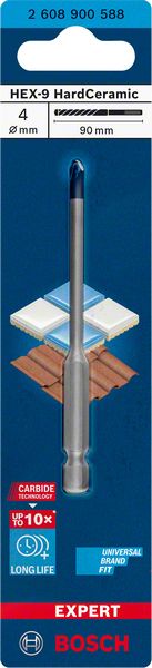 Bosch EXPERT HEX-9 HardCeramic burgija od 4x90 mm 2608900588