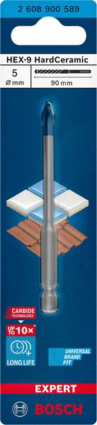 Bosch EXPERT HEX-9 HardCeramic burgija od 5x90 mm 2608900589