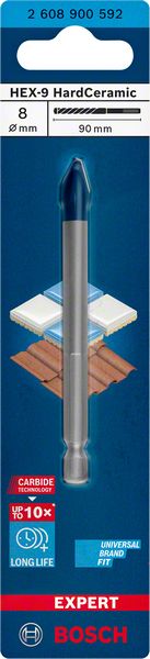 Bosch EXPERT HEX-9 HardCeramic burgija od 8 x 90 mm 2608900592