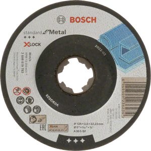 Bosch X-LOCK Standard for Metal uvučena rezna ploča 125 × 2,5 × 22,23 2608619783