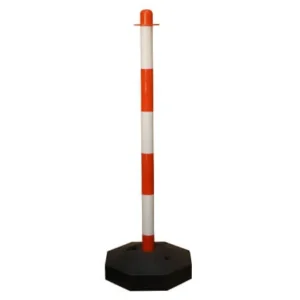 LACUNA Komplet plastični signalizacioni štap 90 cm sa postoljem 70302KOMP