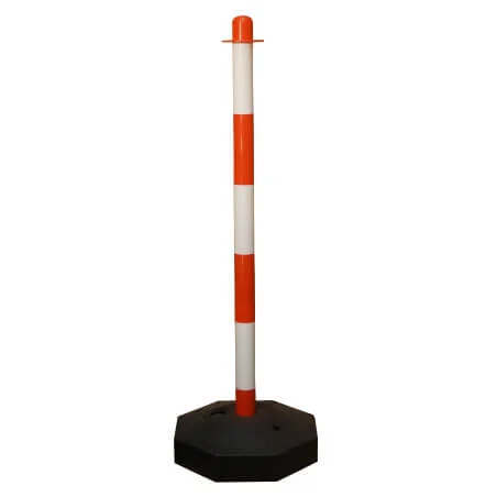 LACUNA Komplet plastični signalizacioni štap 90 cm sa postoljem 70302KOMP