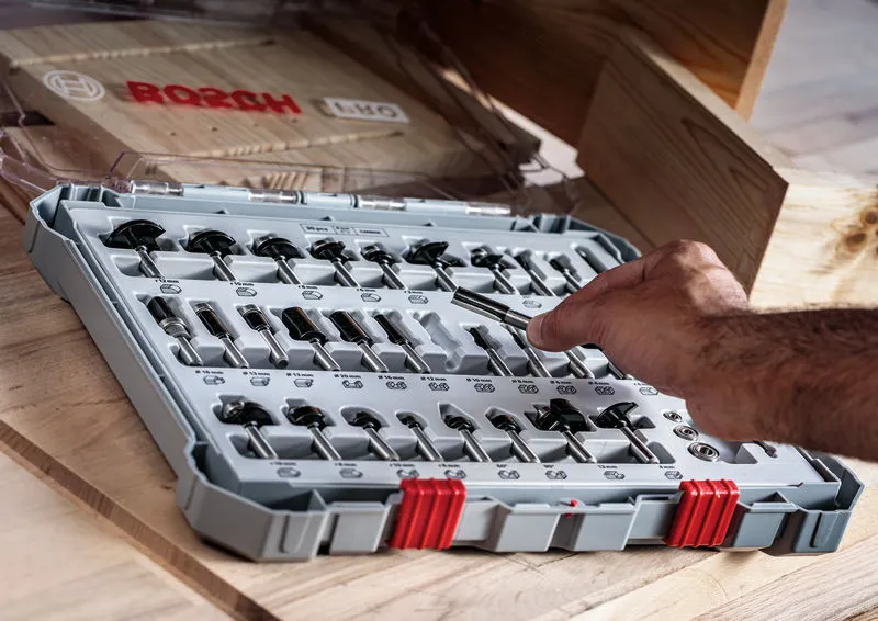 Bosch Set PRO ravnih glodala, prihvat 1/4″, 6 delova 2607017467 - Slika 14