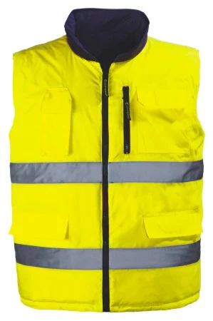 Coverguard Signalizirajući Hi-Viz dvostrani prsluk HI-WAY žuto/sivi 7HWGYL