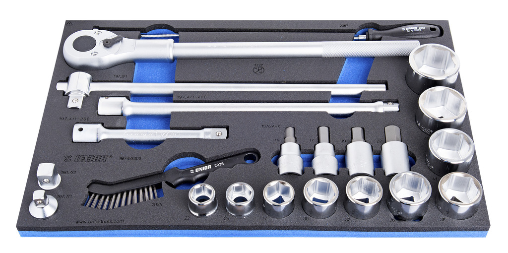 Unior 964/53SOS Nasadni ključevi 3/4" u SOS ulošku za alat, 623995