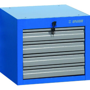 Unior 990NDH4 Orman za alat, uži, sa 4 fioke za modularne radne stolove, 475 x 650 x 430, 625626