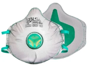 BLS Respirator FFP3 ZERO s ventilom  (puna maska) BLS031