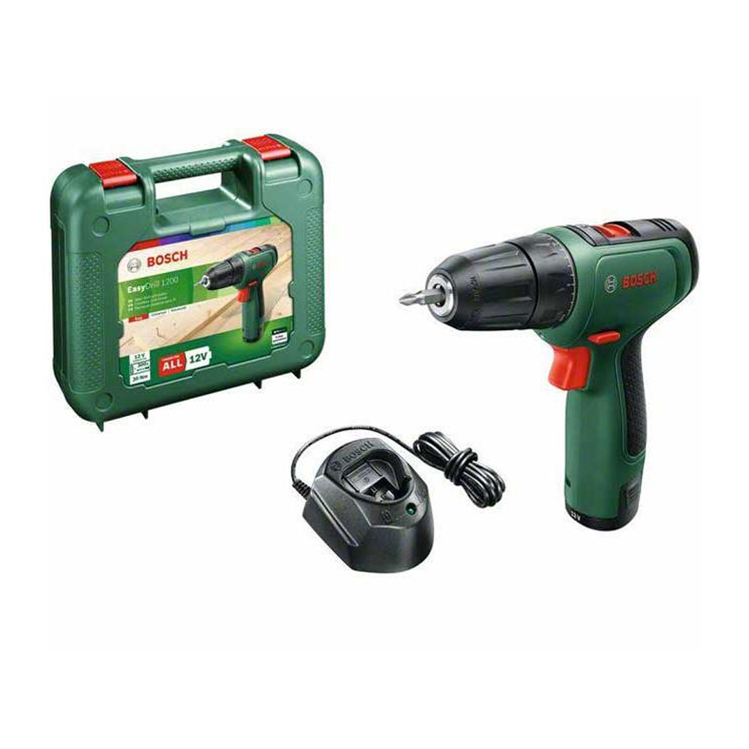 Bosch Akumulatorska bušilica – odvrtač EasyDrill 1200 (1×1.5Ah+kofer), 06039D3006, Humax Online Shop